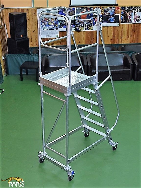 SCARI MOBILE CU PLATFORMA DIN ALUMINIU